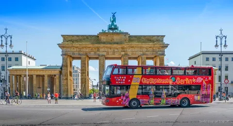 Bus turístico City Sightseeing de Berlín, autobús descubierto en la Ruta Clásica