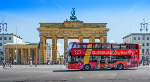 City Sightseeing Berlijn hop-on hop-off bus op de Classic Route